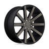 DUB 1PC S121 SHOT CALLA 22X9.5 MATTE BLACK DOUBLE DARK TINT 6X135 - S121229589+30