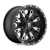 Fuel 1PC D513 THROTTLE 17X9 MATTE BLACK MILLED 8X170 - D51317901745