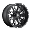 Fuel 1PC D513 THROTTLE 20X10 MATTE BLACK MILLED 6X135/5.5 - D51320009845