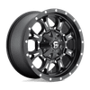 Fuel 1PC D517 KRANK 20X10 MATTE BLACK MILLED 8X6.5 - D51720008250