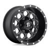 Fuel 1PC D525 REVOLVER 15X8 MATTE BLACK MILLED 6X5.5 - D52515808337