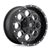 Fuel 1PC D525 REVOLVER 20X9 MATTE BLACK MILLED 8X6.5 - D52520908257