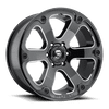 Fuel 1PC D562 BEAST 20X12 GLOSS BLACK MILLED 5X5.0 - D56220207347