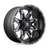 Fuel 1PC D567 LETHAL 20X9 MATTE BLACK MILLED 8X6.5 - D56720908257