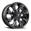 Fuel 1PC D571 STRYKR 17X9 GLOSS BLACK MILLED 6X135/5.5 - D57117909857