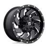 Fuel 1PC D574 CLEAVER 18X9 GLOSS BLACK MILLED 6X135/5.5 - D57418909857