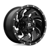 Fuel 1PC D574 CLEAVER 20X12 GLOSS BLACK MILLED 5X4.5/5.0 - D57420202647