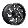 Fuel 1PC D574 CLEAVER 20X9 GLOSS BLACK MILLED 6X135/5.5 - D57420909857