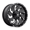 Fuel 1PC D574 CLEAVER 20X9 GLOSS BLACK MILLED 6X135/5.5 - D57420909857