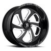 Fuel 1PC D587 FLOW 20X9 GLOSS BLACK MILLED 8X170 - D58720901757