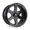 Fuel 1PC D589 RIPPER 18X9 MATTE BLACK GLOSS BLACK LIP 6X5.5 - D58918908345