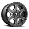 Fuel 1PC D590 RIPPER 17X9 GLOSS BLACK MILLED 5X5.0 - D59017907345