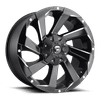 Fuel 1PC D592 RAZOR 17X9 MATTE BLACK MILLED 5X4.5/5.0 - D59217902645