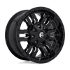 Fuel 1PC D595 SLEDGE 18X9 GLOSS BLACK MILLED 8X180 - D59518901857 Fuel 1PC D595 SLEDGE 18X9 GLOSS BLACK MILLED 8X180 - D59518901857