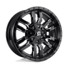 Fuel 1PC D595 SLEDGE 22X9.5 GLOSS BLACK MILLED 8X6.5 - D59522958260 Fuel 1PC D595 SLEDGE 22X9.5 GLOSS BLACK MILLED 8X6.5 - D59522958260