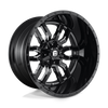 Fuel 1PC D595 SLEDGE 24X14 GLOSS BLACK MILLED 8X170 - D59524401745 Fuel 1PC D595 SLEDGE 24X14 GLOSS BLACK MILLED 8X170 - D59524401745