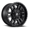 Fuel 1PC D596 SLEDGE 18X9 MATTE BLACK GLOSS BLACK LIP 5X5.5/150 - D59618907050