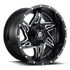 Fuel 1PC D613 ROCKER 20X9 GLOSS BLACK MILLED 8X180 - D61320901857 Fuel 1PC D613 ROCKER 20X9 GLOSS BLACK MILLED 8X180 - D61320901857