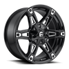 Fuel 1PC D622 DAKAR 20X9 GLOSS BLACK MILLED 5X4.5/5.0 - D62220902650 Fuel 1PC D622 DAKAR 20X9 GLOSS BLACK MILLED 5X4.5/5.0 - D62220902650