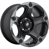 Fuel 1PC D685 MENACE 17X9 MATTE BLACK DOUBLE DARK TINT 6X5.5 - D68517908445