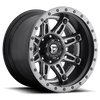 Fuel 2PC D232 HOSTAGE 20X10 MATTE GUN METAL 6X5.5 - D23220008347