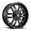 Fuel UTV D595 SLEDGE 20X7 GLOSS BLACK MILLED 4X156 - D5952070A543 Fuel UTV D595 SLEDGE 20X7 GLOSS BLACK MILLED 4X156 - D5952070A543