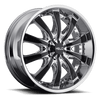 Helo HE875 26X9.5 CHROME PLATED WITH GLOSS BLACK ACCENTS BLANK - HE87526900238 Helo HE875 26X9.5 CHROME PLATED WITH GLOSS BLACK ACCENTS BLANK - HE87526900238