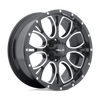 Helo HE879 18X9 GLOSS BLACK MACHINED 6X135 - HE87989063312N
