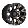 Helo HE901 17X9 SATIN BLACK DARK TINT 8X6.5 - HE90179080912N