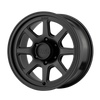 KMC KM301 TURBINE 17X8.5 SATIN BLACK 6X5.5 - KM30178560725