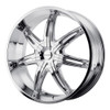 KMC KM665 SURGE 20X9 CHROME 6X135/5.5 - KM66529066230