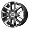 KMC KM710 TAKEDOWN 24X9.5 SATIN BLACK CHROME INSERTS 6X135/5.5 - KM71024966730 KMC KM710 TAKEDOWN 24X9.5 SATIN BLACK CHROME INSERTS 6X135/5.5 - KM71024966730
