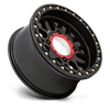 KMC Powersports KS235 GRENADE BEADLOCK 15X7 SATIN BLACK 4X137 - KS23557048710 KMC Powersports KS235 GRENADE BEADLOCK 15X7 SATIN BLACK 4X137 - KS23557048710