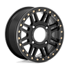 KMC Powersports KS250 CAGE BEADLOCK 15X10 SATIN BLACK WITH GLOSS BLACK RING 4X156 - KS25051044700 KMC Powersports KS250 CAGE BEADLOCK 15X10 SATIN BLACK WITH GLOSS BLACK RING 4X156 - KS25051044700