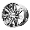 Moto Metal MO202 22X12 CHROME CENTER GLOSS BLACK MILLED LIP 8X170 - MO202-22128744NCB