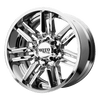 Moto Metal MO202 22X12 CHROME CENTER GLOSS BLACK MILLED LIP 8X180 - MO202-22128844NCB