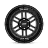 Moto Metal MO800 DEEP SIX 20X10 GLOSS BLACK MILLED 8X6.5 - MO80021080318N