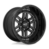 Moto Metal MO800 DEEP SIX 22X12 GLOSS BLACK MILLED 6X5.5 - MO80022268344N