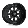 Moto Metal MO801 PHANTOM 20X10 GLOSS BLACK MILLED 5X5.0 - MO80121050318N