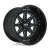 Moto Metal MO801 PHANTOM 22X12 GLOSS BLACK MILLED 6X5.5 - MO80122268344N