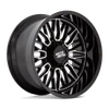 Moto Metal MO809 STINGER 20X9 GLOSS BLACK MACHINED 8X170 - MO809BD20908718