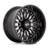 Moto Metal MO809 STINGER 20X9 GLOSS BLACK MACHINED 8X170 - MO809BD20908718