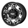 Moto Metal MO909 SKULL 18X9 GLOSS BLACK WITH MACHINED FACE 8X170 - MO90989087312N