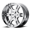 Moto Metal MO969 20X9 CHROME WITH RED AND BLACK ACCENTS 5X5.0 - MO96929050200