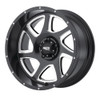Moto Metal MO976 20X12 SATIN BLACK MILLED 5X5.0 - MO97621250944N