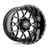 Moto Metal MO986 SIEGE 20X10 GLOSS BLACK MACHINED 6X135/5.5 - MO98621067318N