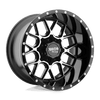 Moto Metal MO986 SIEGE 22X10 GLOSS BLACK MACHINED BLANK - MO98622000312
