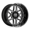 Moto Metal MO992 FOLSOM 22X12 GLOSS BLACK MILLED 5X5.5 - MO99222285344N