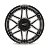 Moto Metal MO992 FOLSOM 20X9 GLOSS BLACK MILLED 6X120 - MO99229077318