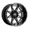 Moto Metal MO993 HYDRA 20X9 GLOSS BLACK MILLED 5X5.0 - MO99329050300